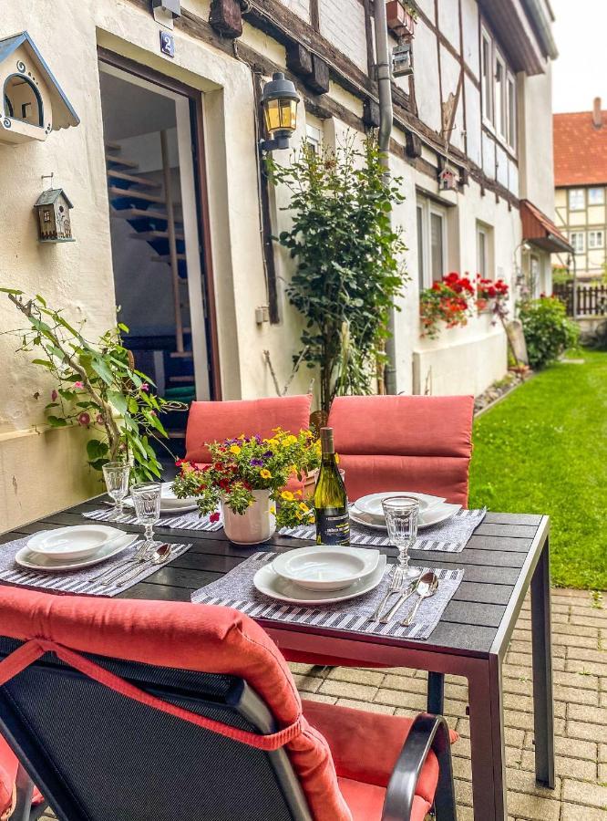 Am Mathildenbrunnen Gross Apartment Quedlinburg Exterior photo